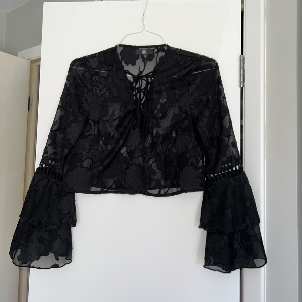 Y2k long sleeve blouse